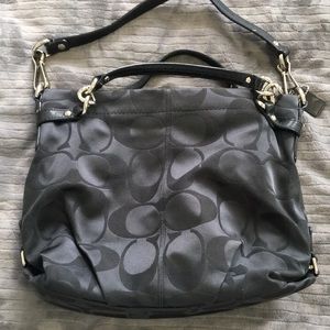 Black coach purse